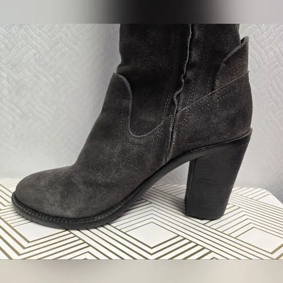 Dolce Vita Ohanna Over The Knee Boots Sz 7.5 Dark Gray