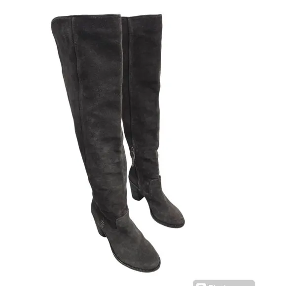 Dolce Vita Ohanna Over The Knee Boots Sz 7.5 Dark Gray