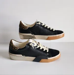Dolce Vita Zina Plush Leopard Trim Women’s 8 Sneakers NEW