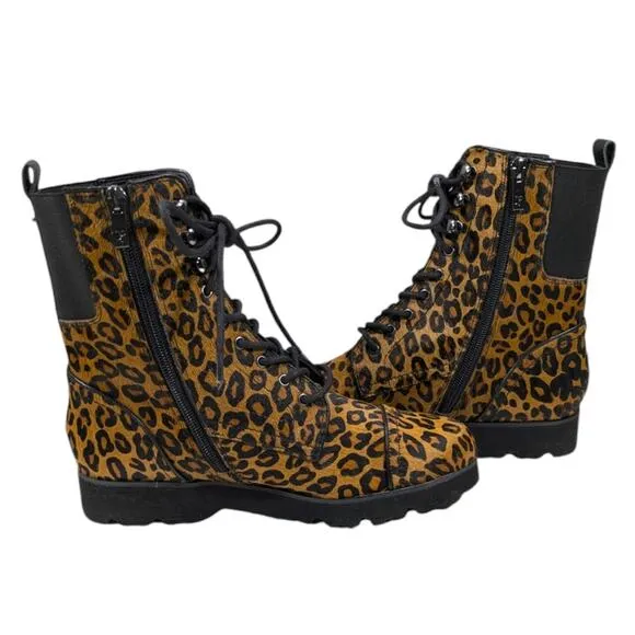 Donald J Pliner EUC $169 Camren Combat Boots Size 6.5M  S3086