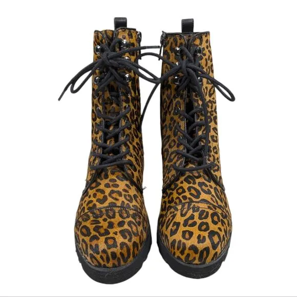 Donald J Pliner EUC $169 Camren Combat Boots Size 6.5M  S3086