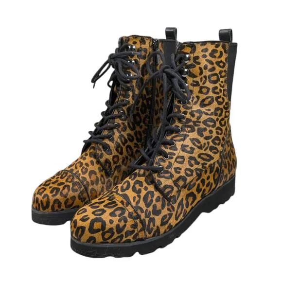 Donald J Pliner EUC $169 Camren Combat Boots Size 6.5M  S3086