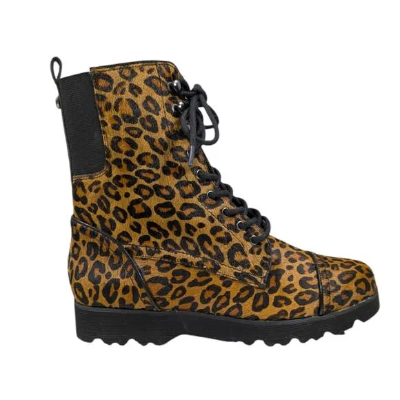 Donald J Pliner EUC $169 Camren Combat Boots Size 6.5M  S3086