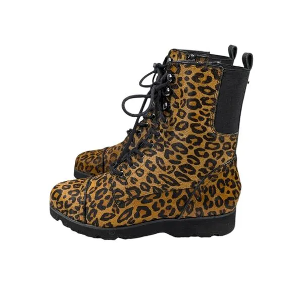 Donald J Pliner EUC $169 Camren Combat Boots Size 6.5M  S3086