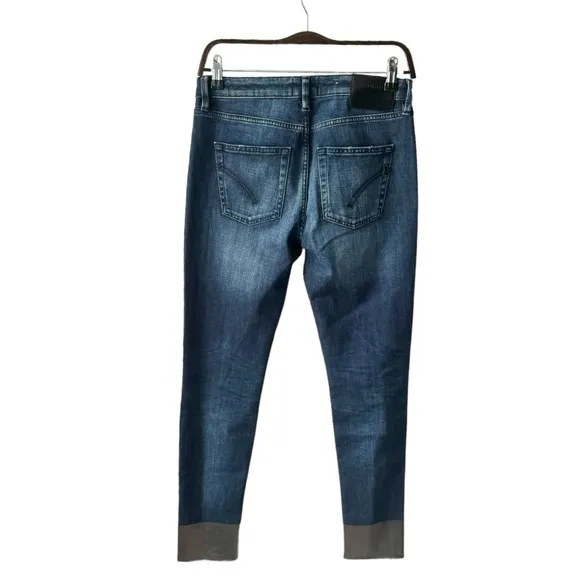 Dondup Super Skinny Silver Metallic Jean | 29