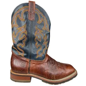Double H Men's Cliff Black Brown Western Cowboy Boots Size US 9.5 EE