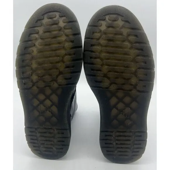 Dr. Doc Martens Zavala Women's Size 7 Men's Size 6‎ Lace Up Boots Black Leather