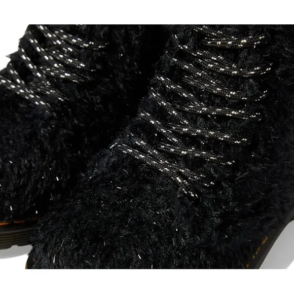 Dr. Marten Kids' 1460 Tinsel Faux Fur Boot in size 12 BRAND NEW/never worn ✨
