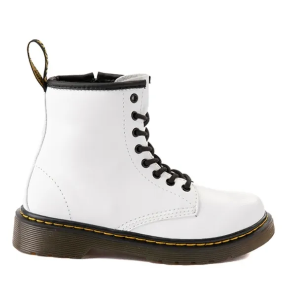Dr. Martens 1460 8-Eye Boot - Little Kid / Big Kid - White.  Girls size 4 NWT