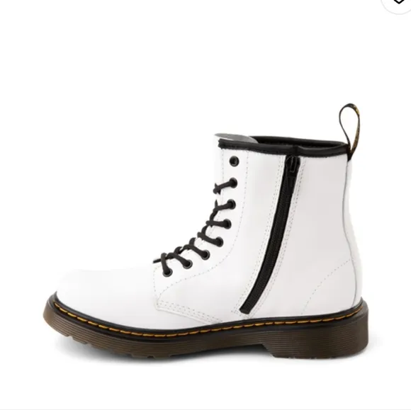 Dr. Martens 1460 8-Eye Boot - Little Kid / Big Kid - White.  Girls size 4 NWT