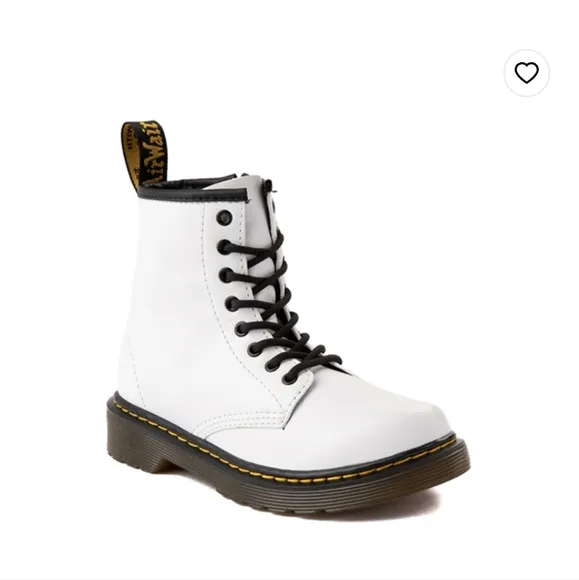 Dr. Martens 1460 8-Eye Boot - Little Kid / Big Kid - White.  Girls size 4 NWT