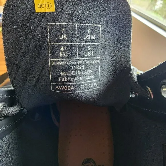 Dr. Martens 1460W Leather Women's Boots 9 US - Black $170 MSRP