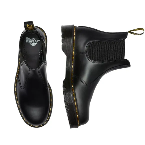 Dr Martens 2976 Bex Smooth Leather Chelsea Boots in Black Sz 11