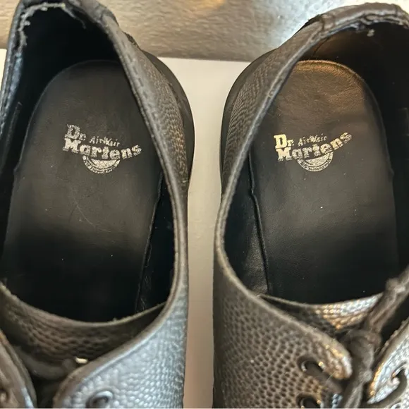 Dr. Martens black 1461 pebble 3 eye oxford dress shoes size Men’s 6  Women’s 7.5