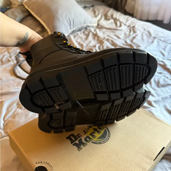 Dr. Martens Black Combs Tech Boots