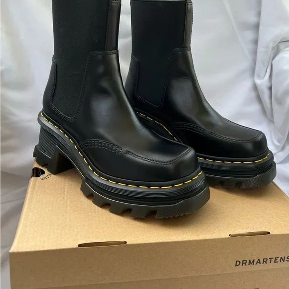 Dr. Martens Black Leather Boots New with No tags
