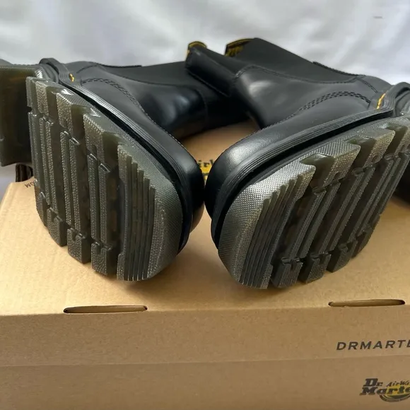 Dr. Martens Black Leather Boots New with No tags