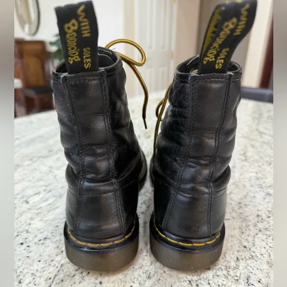 Dr. Martens Black Leather Boots Original Smooth or Scuffed Leather