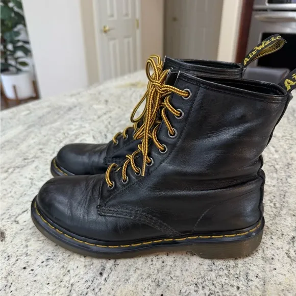 Dr. Martens Black Leather Boots Original Smooth or Scuffed Leather