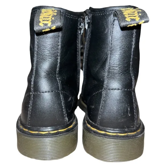 DR. MARTENS Black Leather Boots Style 1460J Youth Size 3