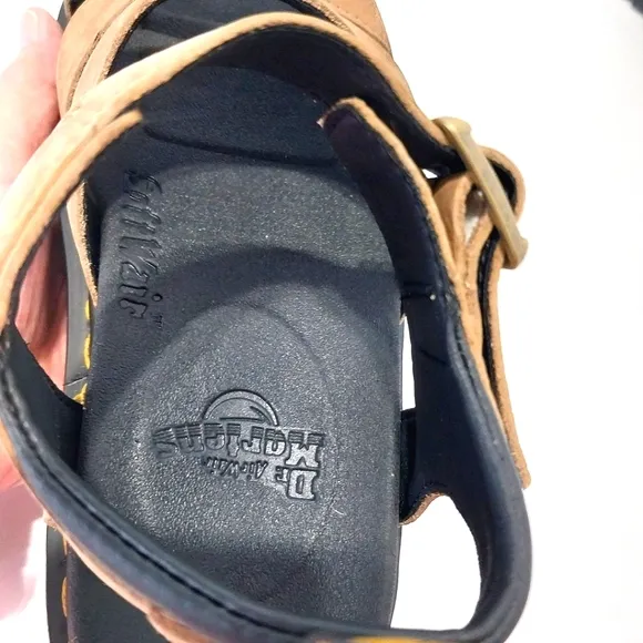 Dr. Martens Blaire Tumbled Nubuck Sandals, NEW, Size 8|EUR 39