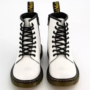 DR. MARTENS BOOTS‎ 1460 WHITE FOR GIRLS SIZE 10
