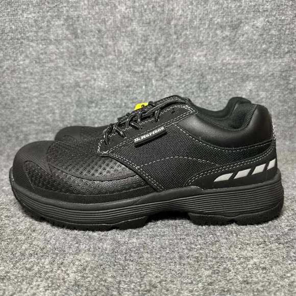 Dr Martens Composite Toe Safety Shoes Mens 7 / Womens 8 Black Lace Up Sneakers