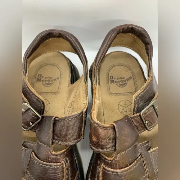 Dr. Martens Fisherman’s Y2K 90’s Leather Sandals Size 11