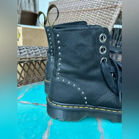 Dr. Martens Gomez Studded Combat Boots *RARE*