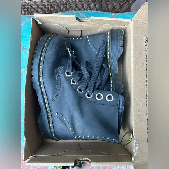 Dr. Martens Gomez Studded Combat Boots *RARE*