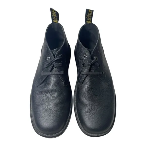 Dr. Martens Industrial Men’s Sussex Bear Track Black Leather Chukka Boots