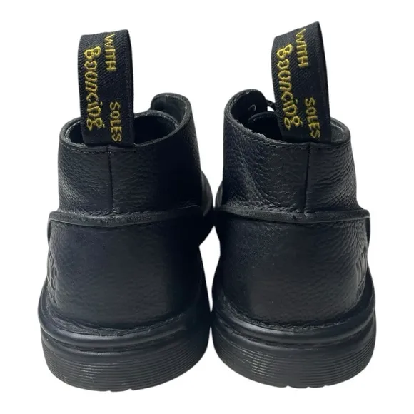 Dr. Martens Industrial Men’s Sussex Bear Track Black Leather Chukka Boots