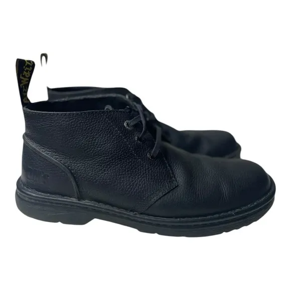 Dr. Martens Industrial Men’s Sussex Bear Track Black Leather Chukka Boots