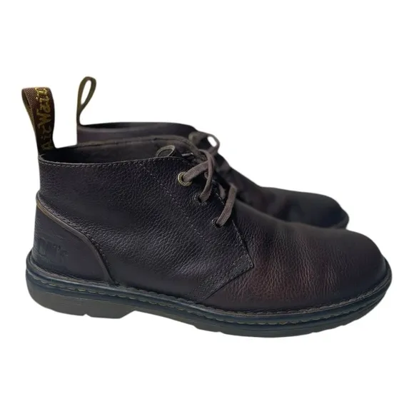 Dr. Martens Industrial Men’s Sussex Bear Track Brown Leather Chukka Boots