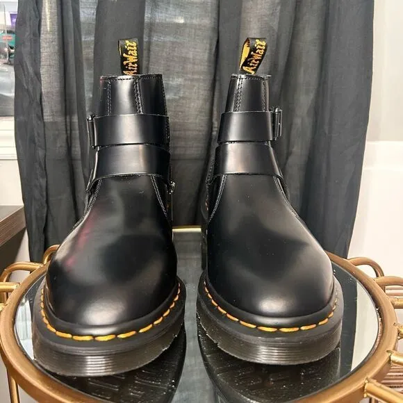 Dr. Martens JAIMES LEATHER HARNESS CHELSEA BOOTS NEW