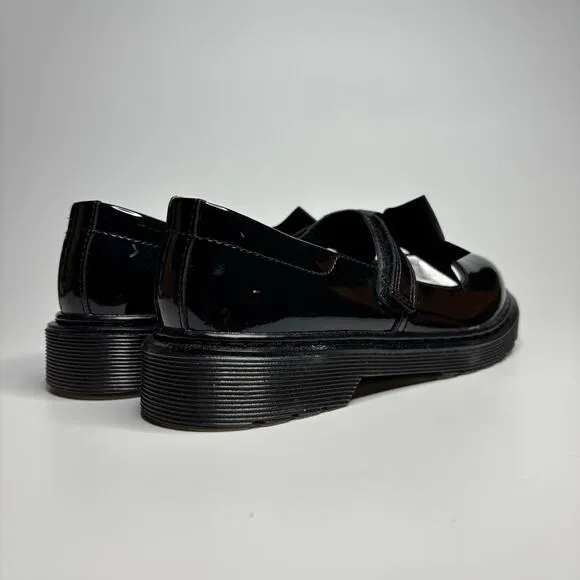 Dr. Martens Junior Maccy II Patent Leather Mary Jane Shoes in BlacK