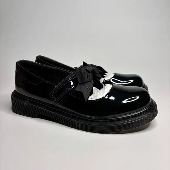 Dr. Martens Junior Maccy II Patent Leather Mary Jane Shoes in BlacK