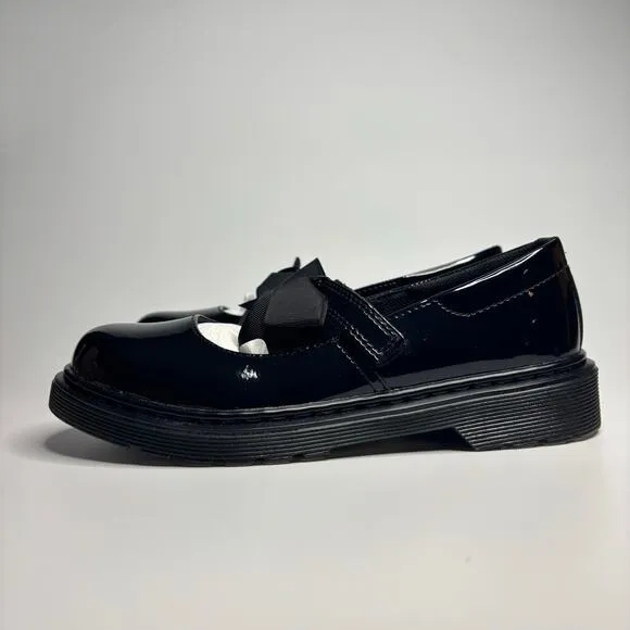 Dr. Martens Junior Maccy II Patent Leather Mary Jane Shoes in BlacK