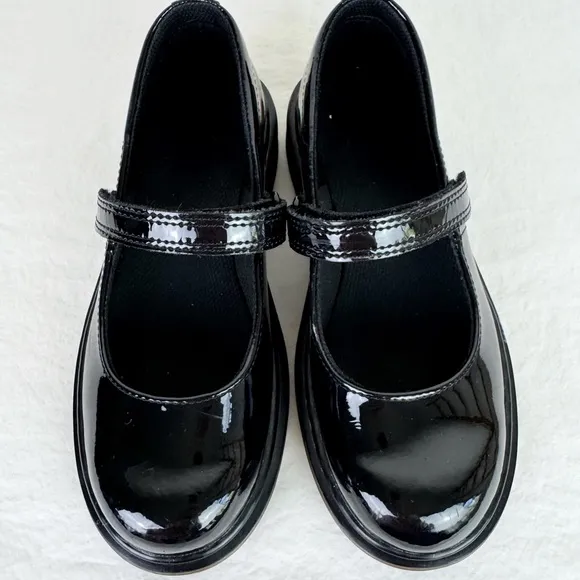 Dr. Martens Junior Maccy Patent Leather Mary Jane Shoes