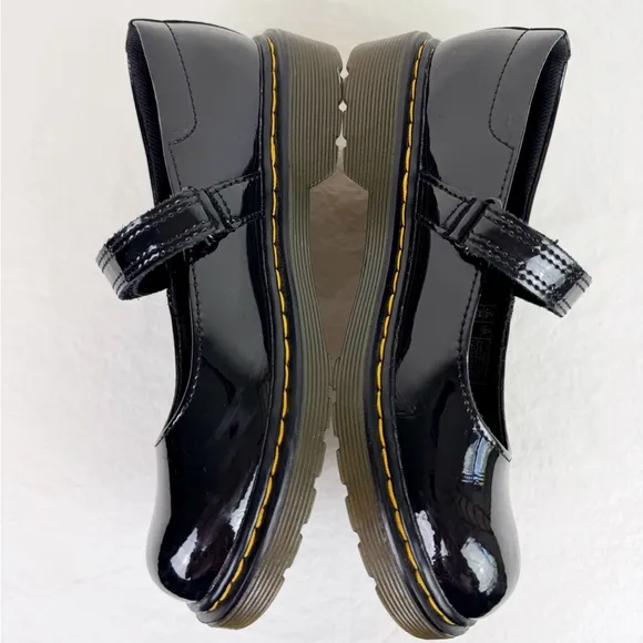Dr. Martens Junior Maccy Patent Leather Mary Jane Shoes