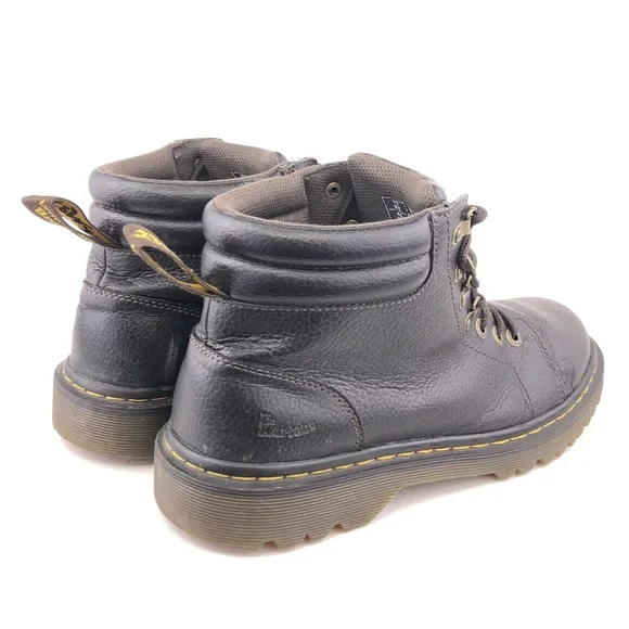Dr. Martens Kelvin Brown Leather Lace Up Ankle Boots 11