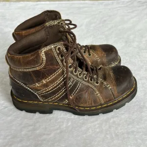 Dr. Martens Men’s Quincy Distressed Broken In Thrashed Leather Ankle Boots 9