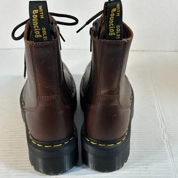 Dr Martens New Brown Boots size M-8  L-9