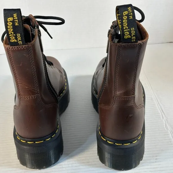 Dr Martens New Brown Boots size M-8  L-9