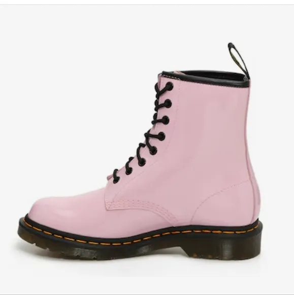 Dr. Martens Pink Lace Up Boots