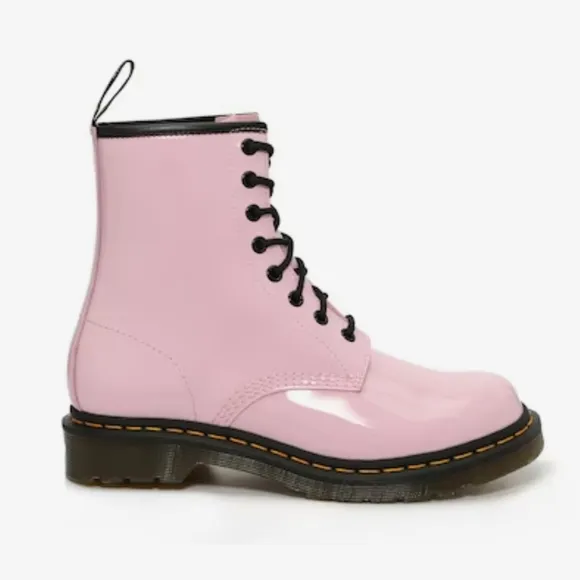 Dr. Martens Pink Lace Up Boots