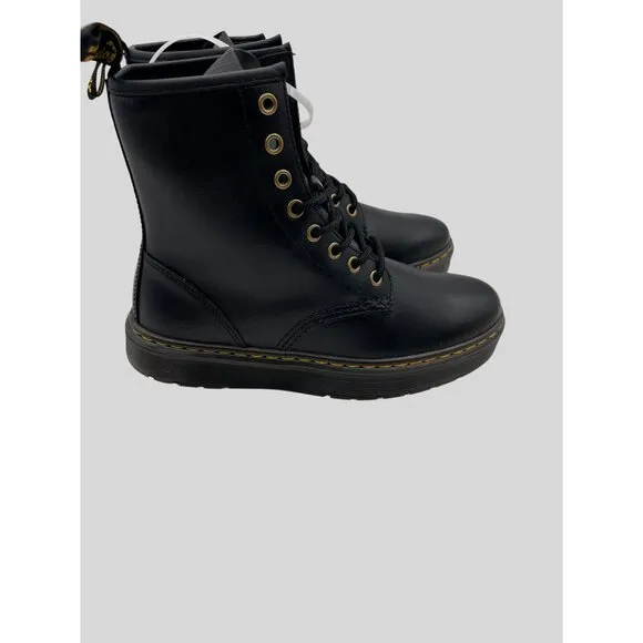 Dr Martens Size 7 Zavala Durable Combat Lace-Up Punk Goth Platform Ankle Boot