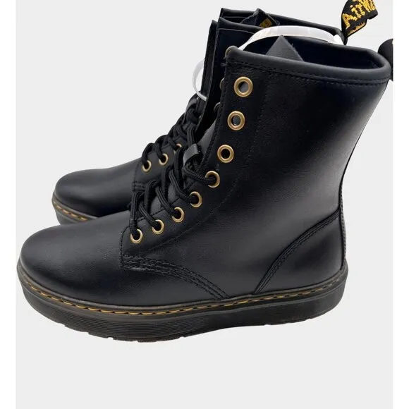 Dr Martens Size 7 Zavala Durable Combat Lace-Up Punk Goth Platform Ankle Boot
