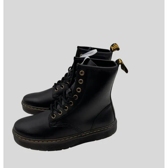 Dr Martens Size 7 Zavala Durable Combat Lace-Up Punk Goth Platform Ankle Boot