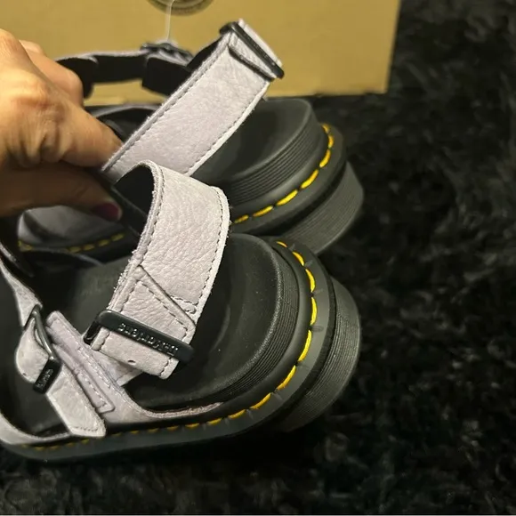 DR MARTENS Voss purple gladiator sandals shoes women’s 7 new